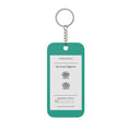 Allergy Awareness Keychain — Double-Sided Food Allergy ID Charm (English & Spanish) Option 4